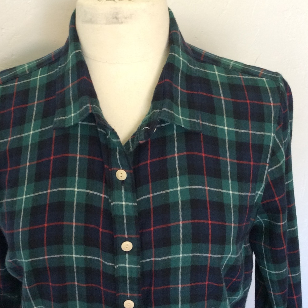 J CREW Flannel shirt Women’s Size M/L